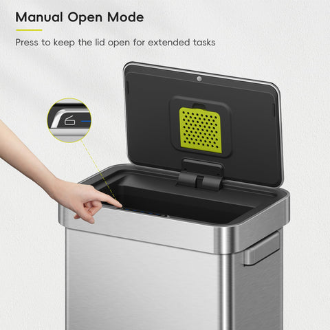 EKO Deluxe Mirage-T in modern kitchen setting demonstrates generous 50L capacity.