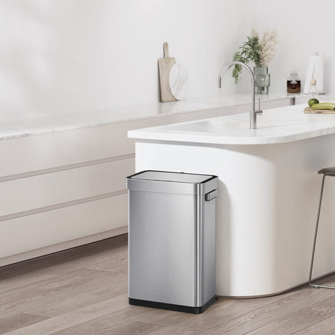 EKO Deluxe Mirage-T matte stainless steel finish resists fingerprints and smudges.