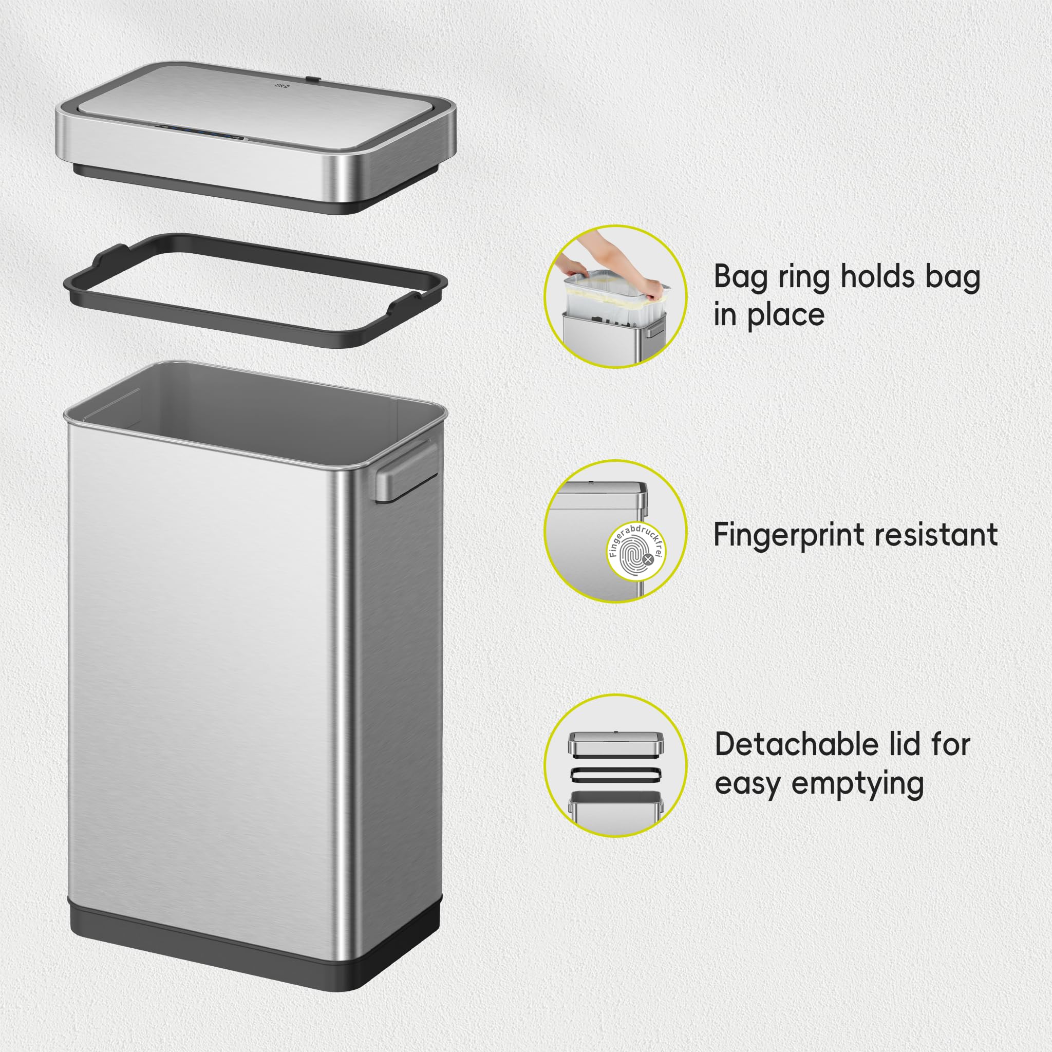 EKO Mirage-T battery compartment accessible for easy maintenance.