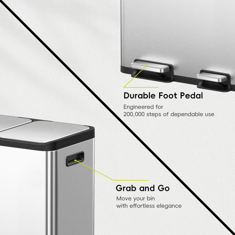 EKO EcoCasa dimensions image illustrates compact footprint for kitchen layouts.