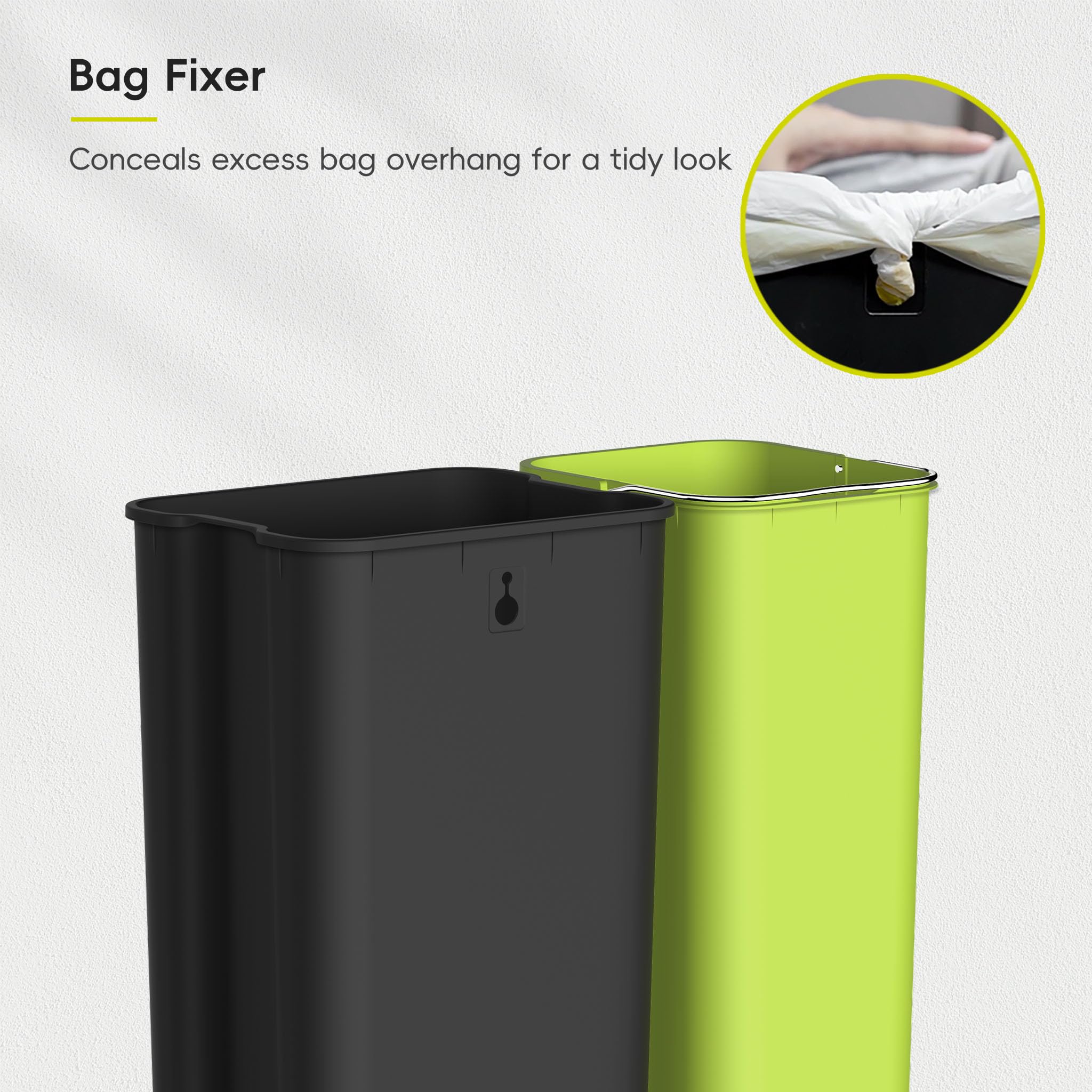 EKO EcoCasa ergonomic carry handles image conveys easy relocation and cleaning.