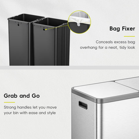 EKO EcoCasa Plus ergonomic carry handles for easy relocation