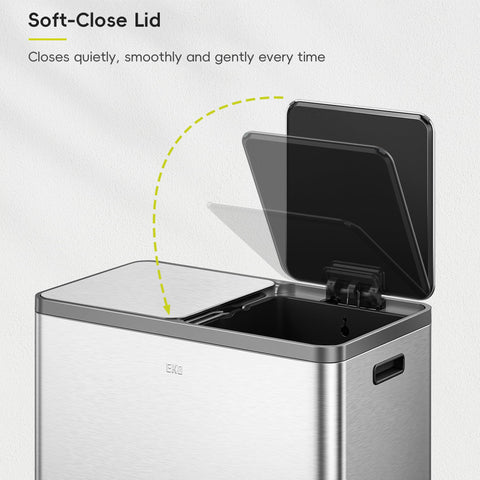 EKO EcoCasa Plus fingerprint-resistant stainless steel surface