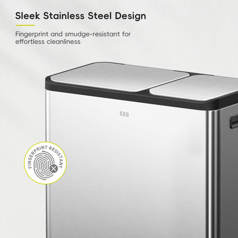 EKO EcoCasa stainless steel foot pedal engineering shows over 200,000 step cycles.