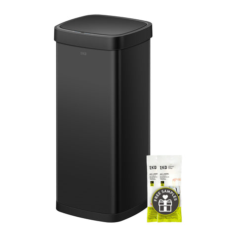 EKO EcoSmart 80L front view in brushed stainless steel for a modern kitchen.