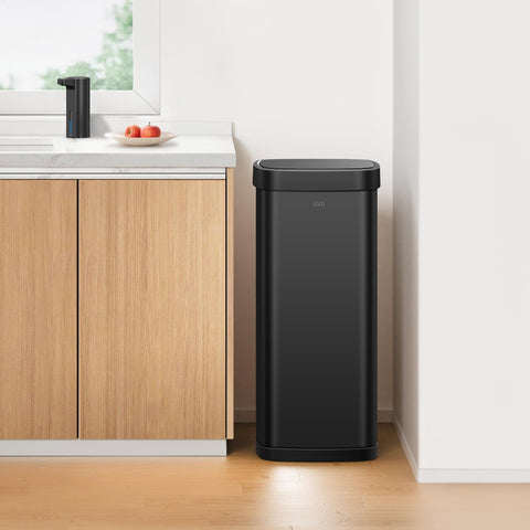 EKO EcoSmart 80L soft-close lid demonstrates quiet operation in busy spaces.