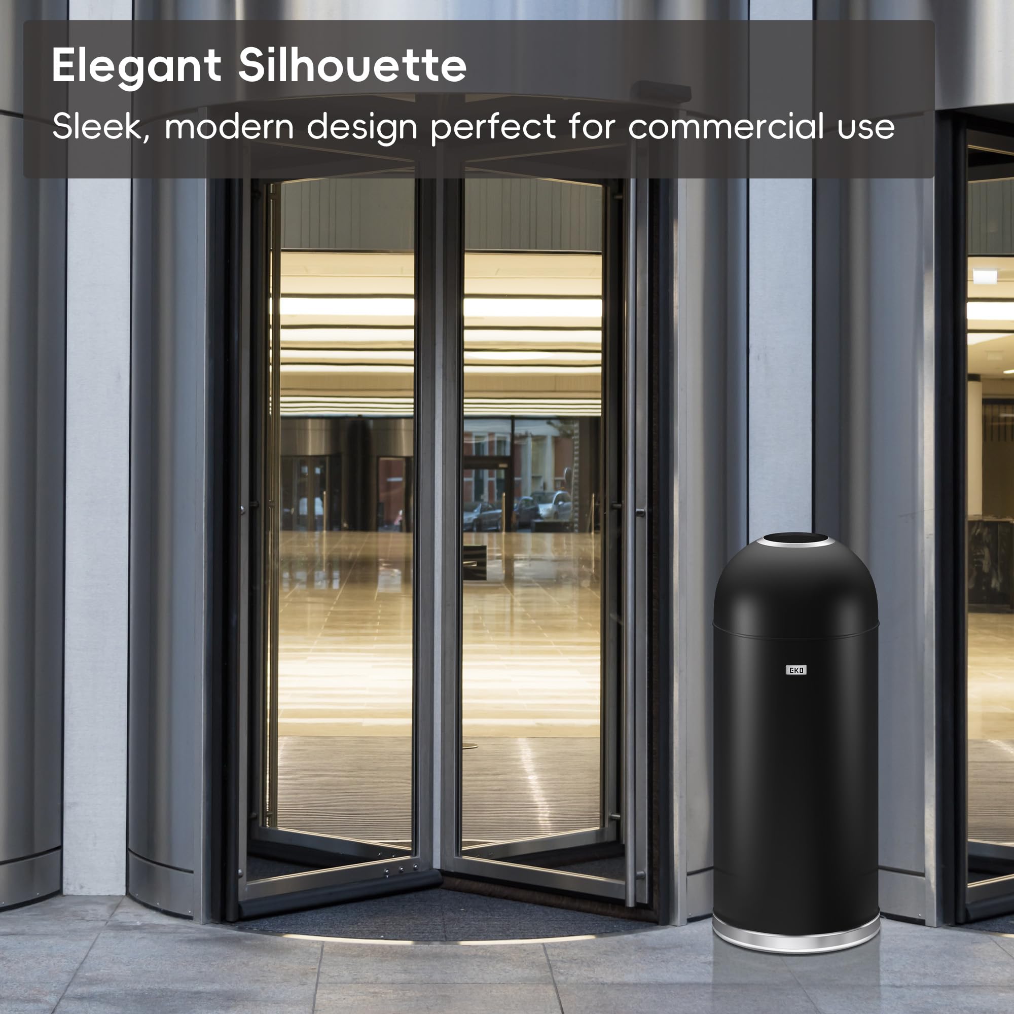 EKO Eternal 56L anti-fingerprint finish for effortless cleaning and maintenance.
