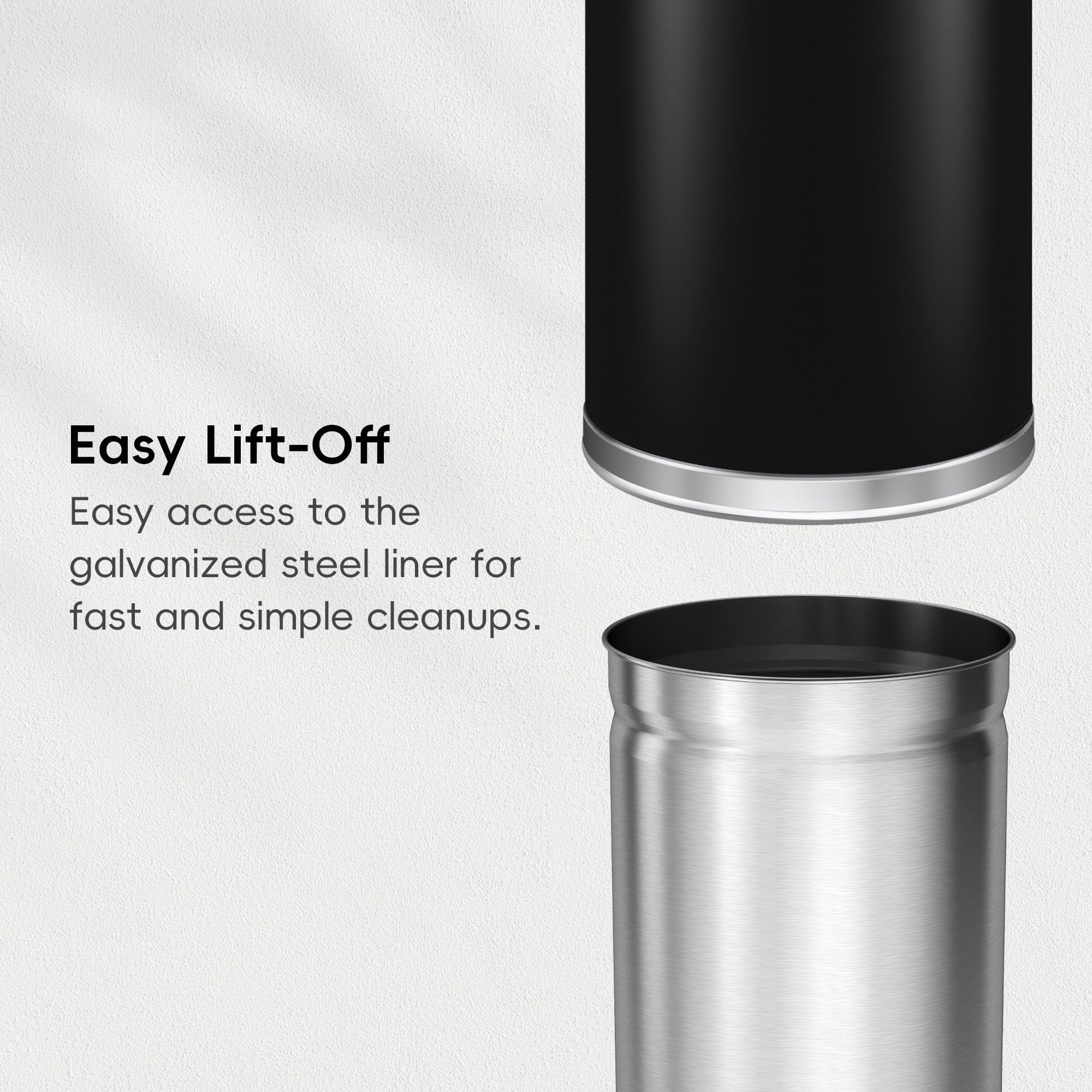 EKO Eternal 56L classic silhouette complements modern interiors and high-traffic areas.
