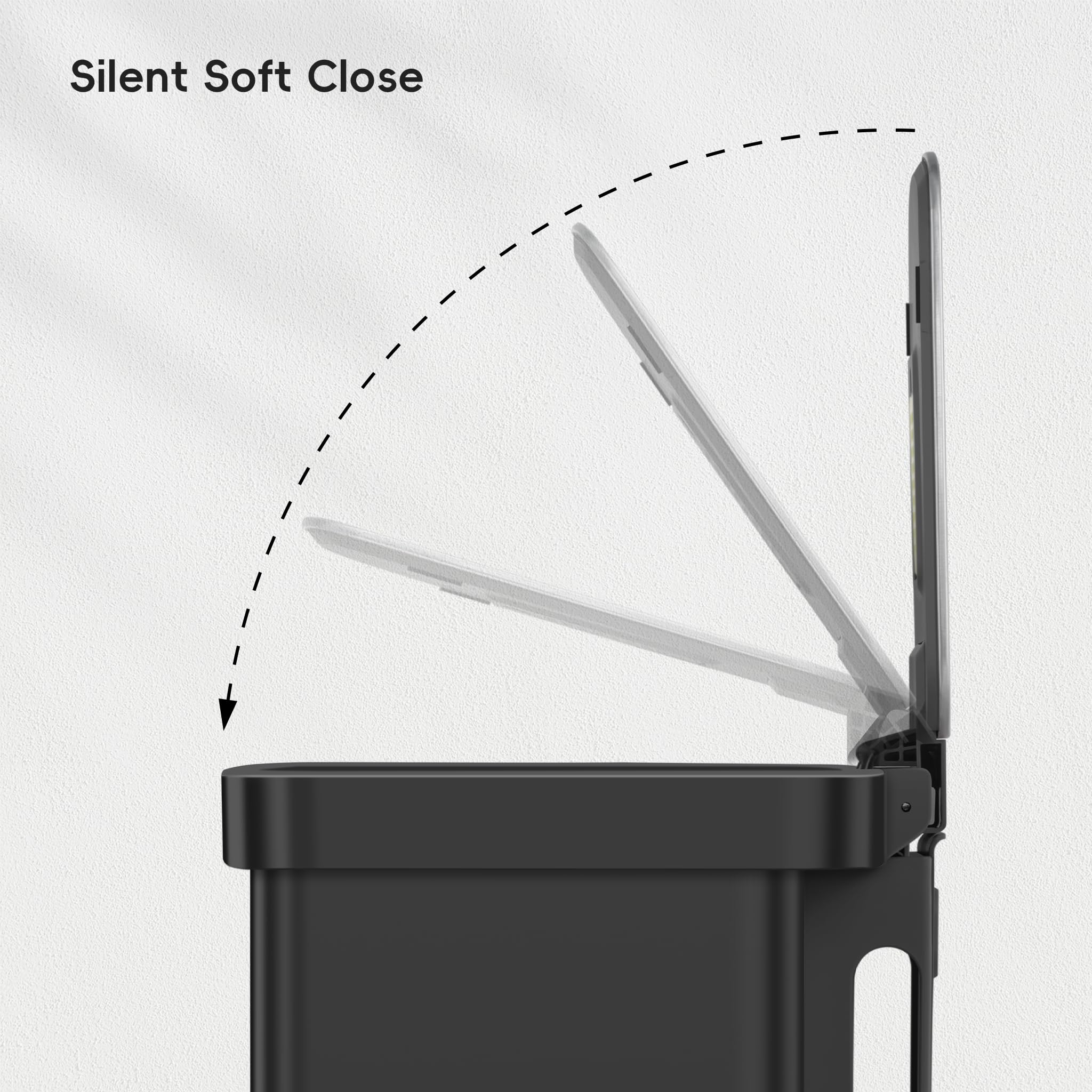 EKO Hudson container design complements modern kitchens with matte black styling.