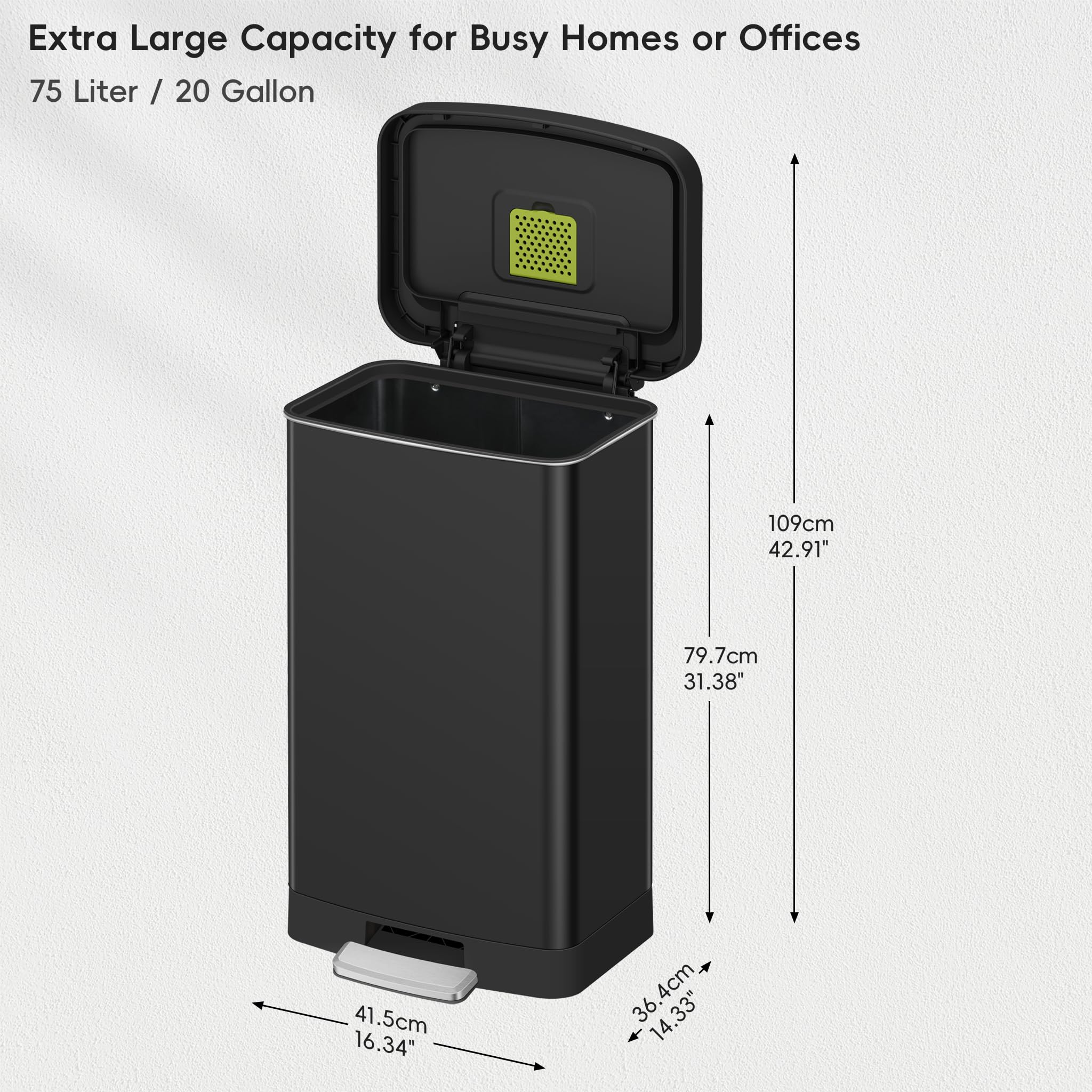 EKO Hudson foot pedal provides smooth, reliable operation for daily use.