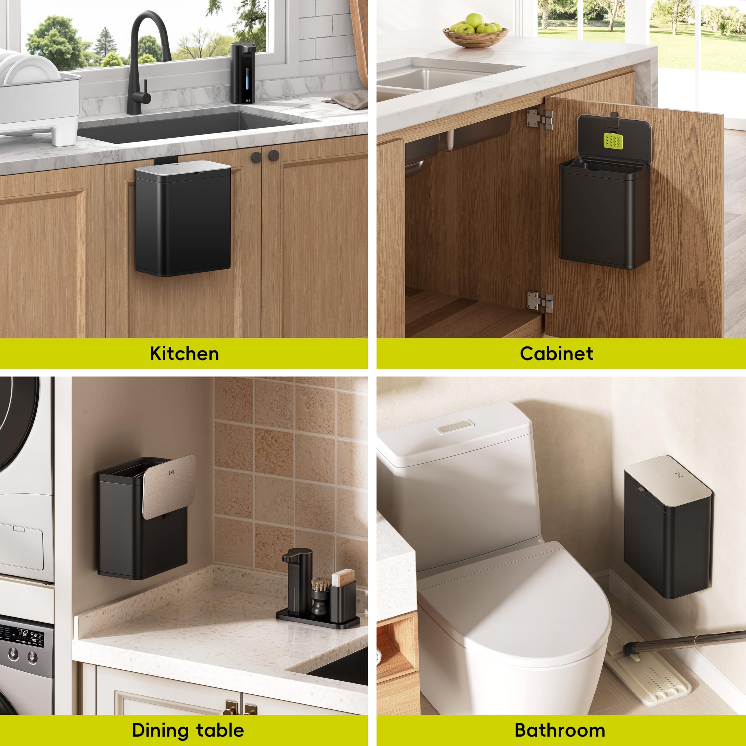 EKO bag-secure-removal shows secure bag retention for neat bag changes