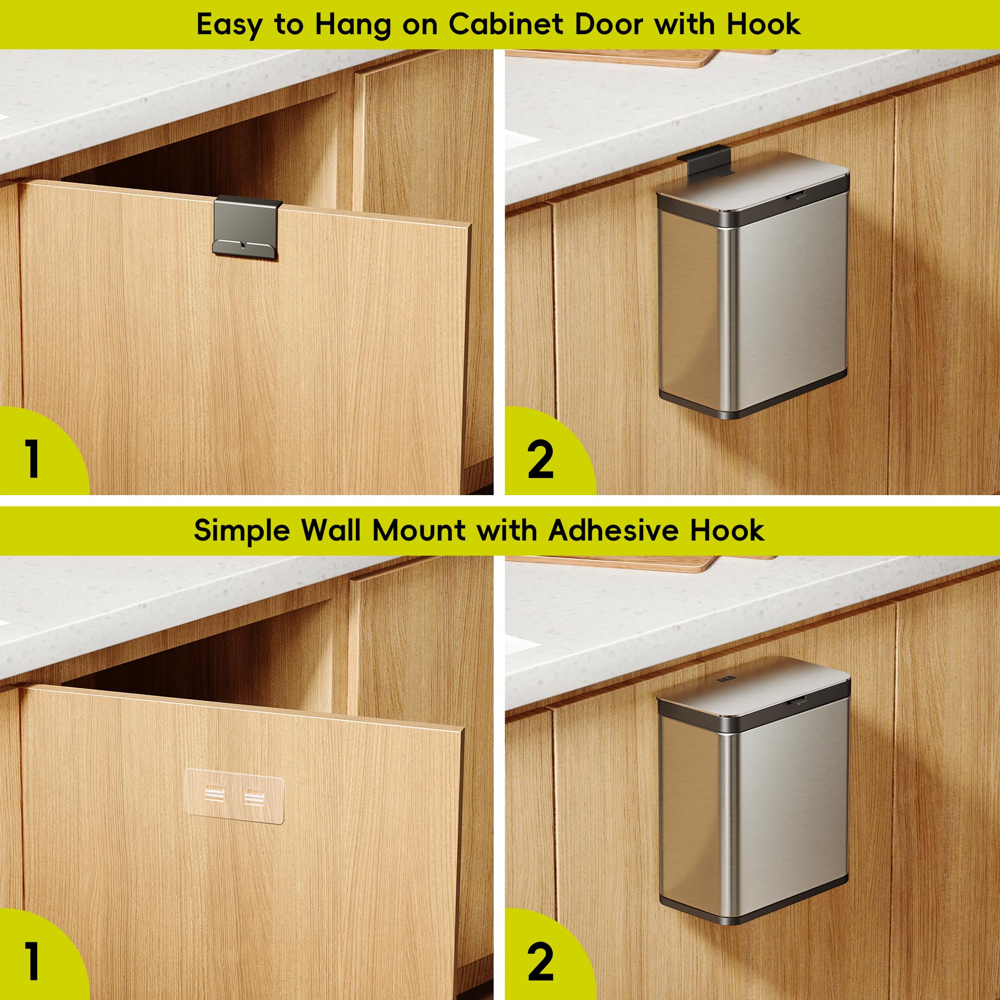 EKO portable compost bin with sturdy handle for easy transport.