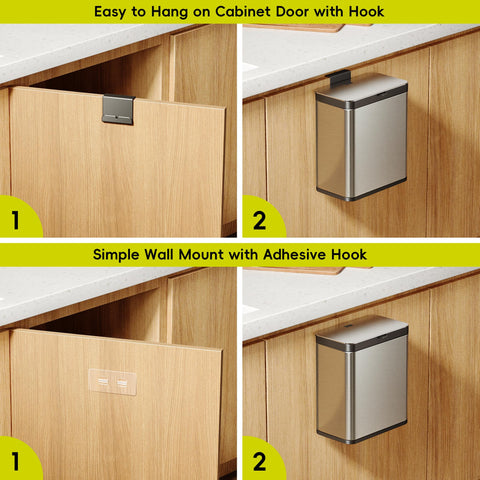 EKO portable compost bin with sturdy handle for easy transport.