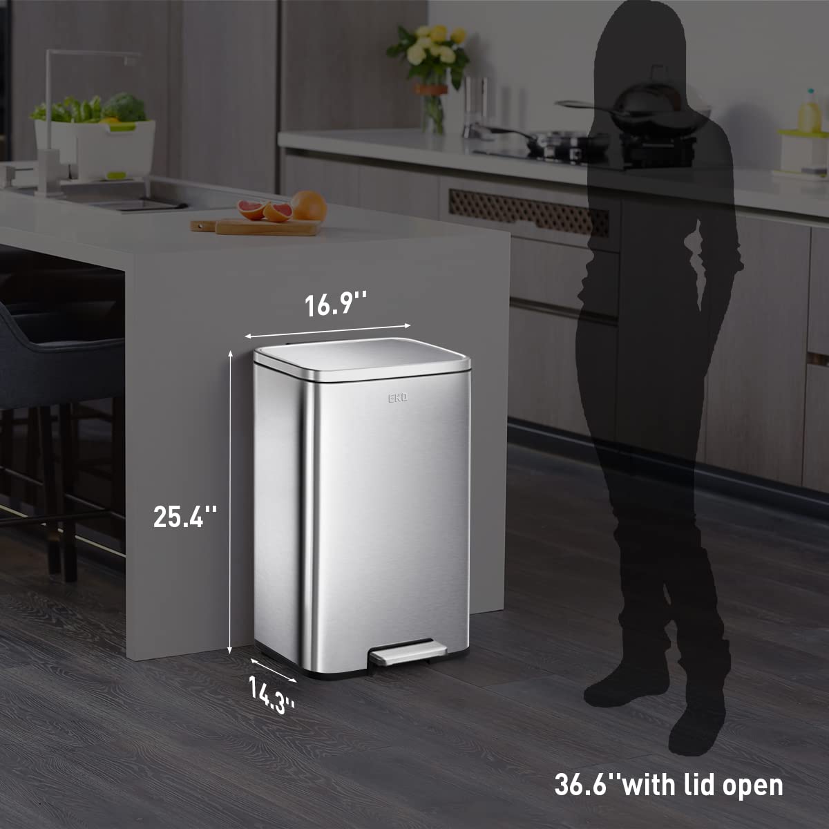 EKO Madison fingerprint-resistant finish keeps a clean look.