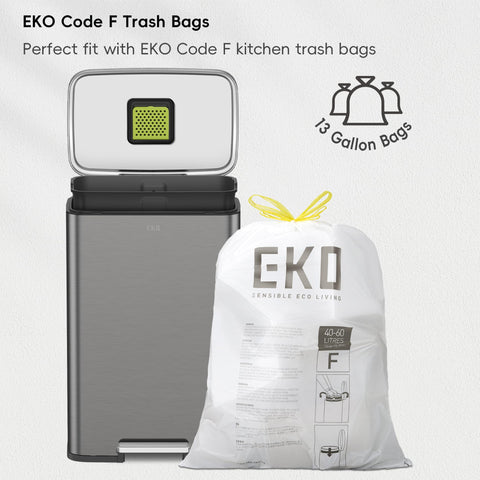 EKO Madison inner bag changes demonstrated for quick waste management.