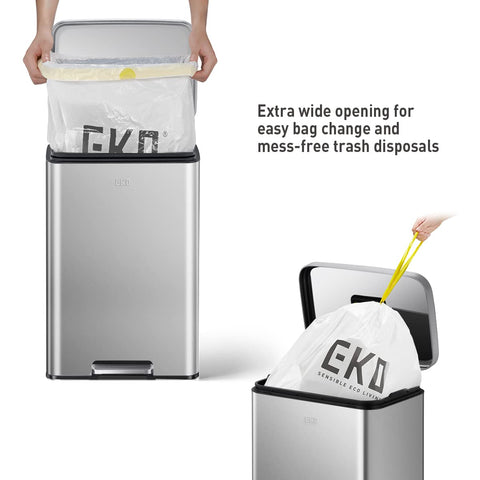 EKO Madison fingerprint-resistant finish reduces smudges for low-maintenance cleaning.