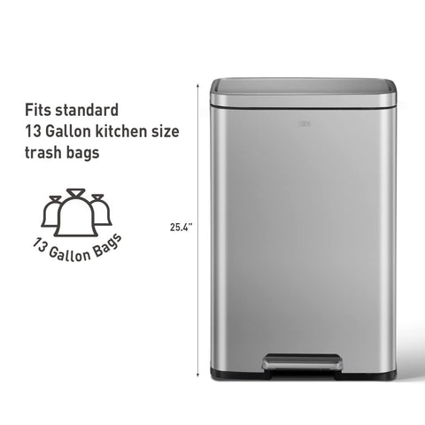 EKO Madison inner liner removable with bag fixer slot for secure bag placement.