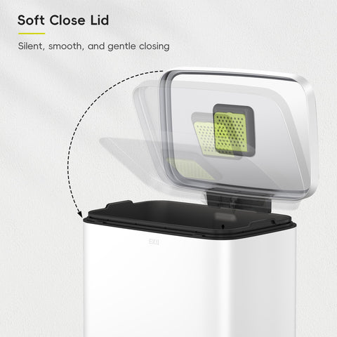 EKO Madison deodorizer compartment keeps kitchen smelling fresh