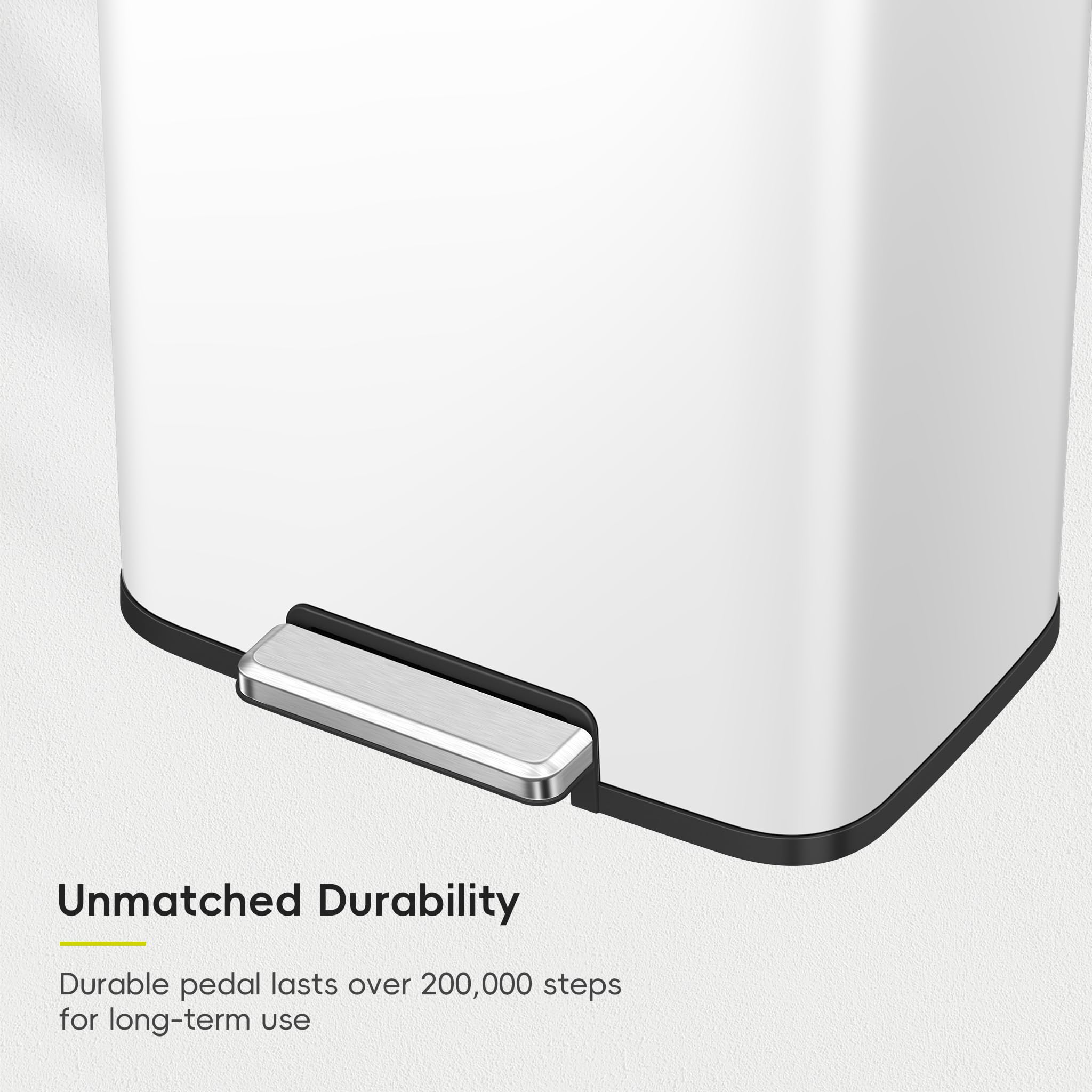 EKO Madison fingerprint resistant matte white finish stays clean