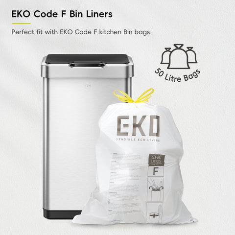 EKO Mirage-T interior rim keeps bags in place for clean changes.