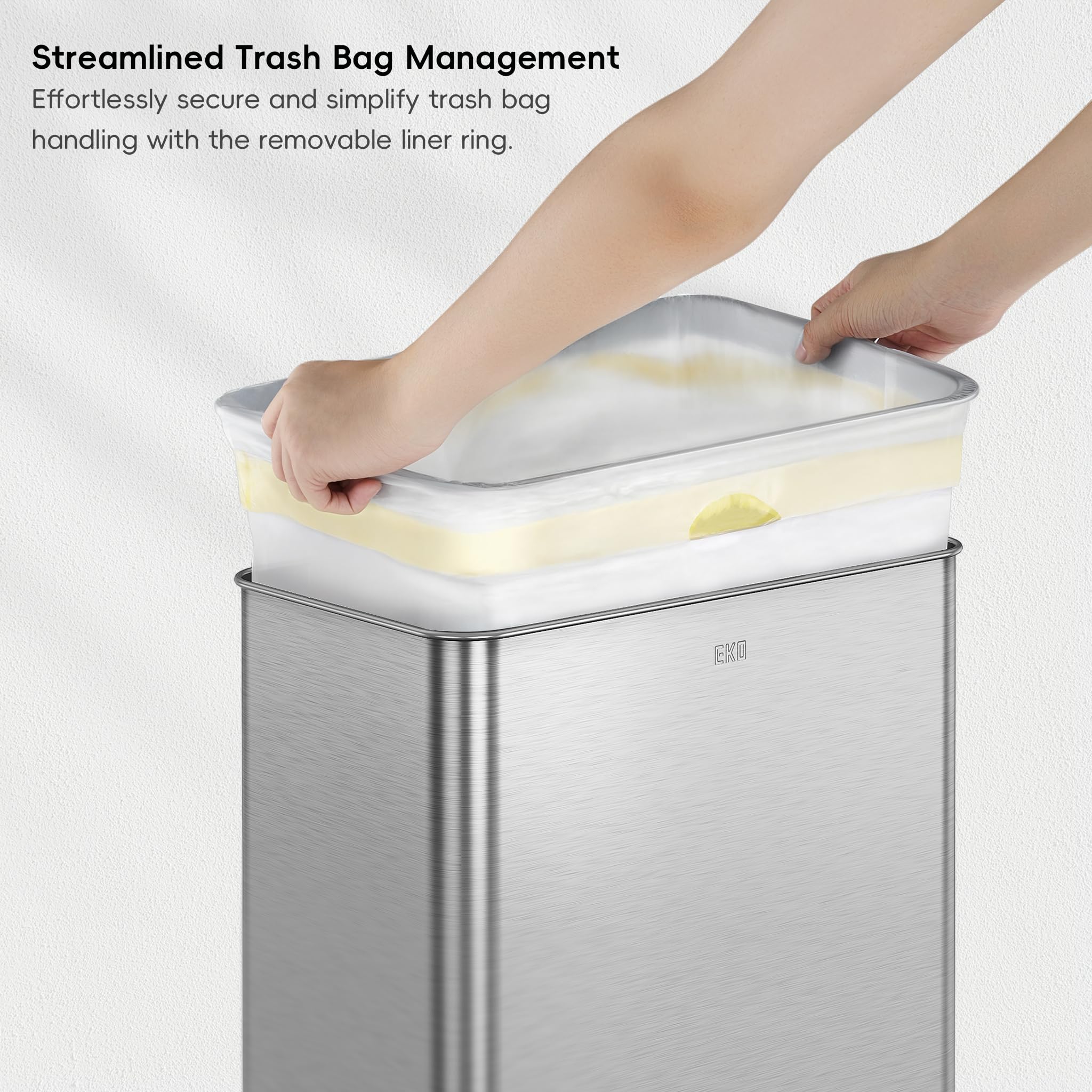 EKO Mirage X 80L 25 percent larger capacity with liner-free design.