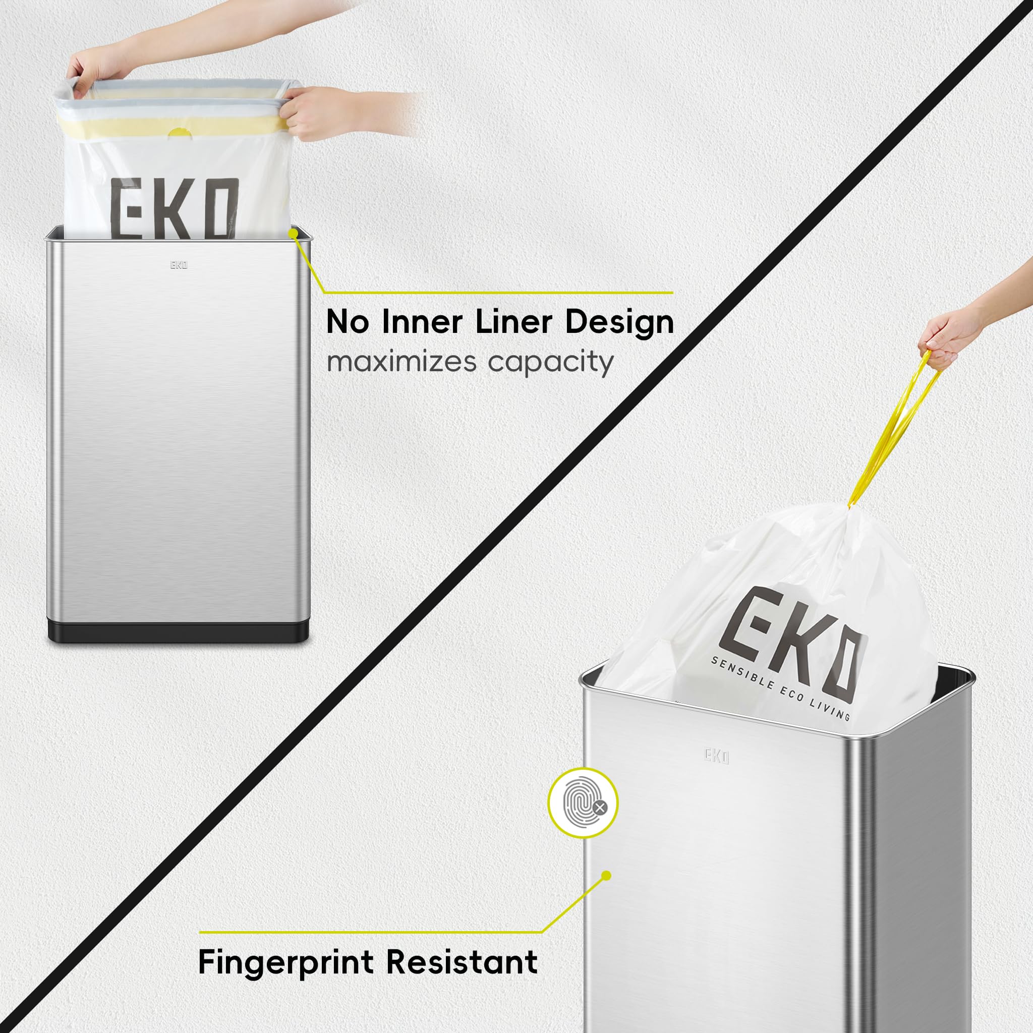 EKO Mirage X 80L battery compartment for cordless operation.