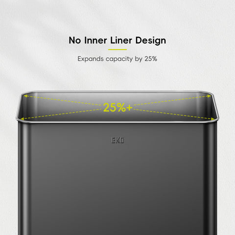 EKO Mirage X 80L matte black finish complements modern kitchens.