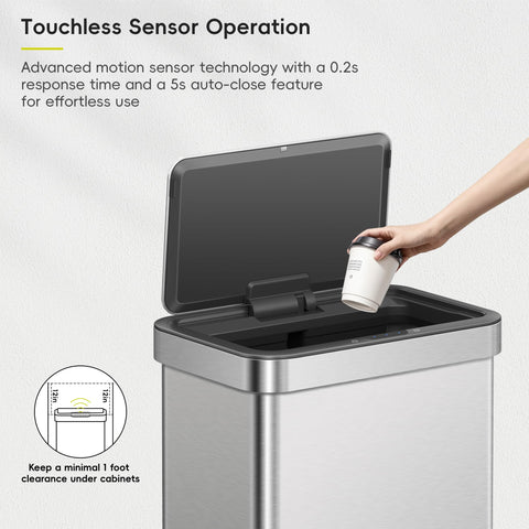 EKO Nova quiet-close mechanism reducing noise during lid closing.