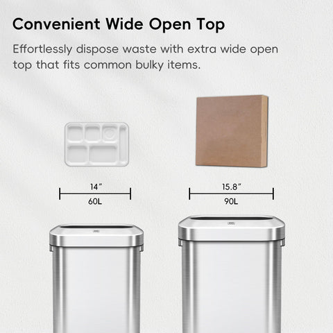 EKO Urban 24gal bag fixer keeps liners secure and neat.