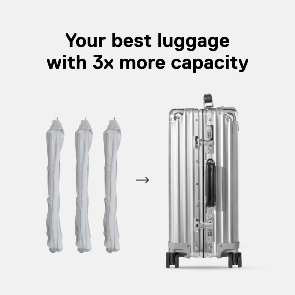 Ekster built-in odor protection keeps clothes fresh during transit