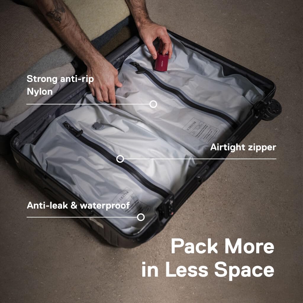 Ekster travel bags feature waterproof nylon for durability on trips