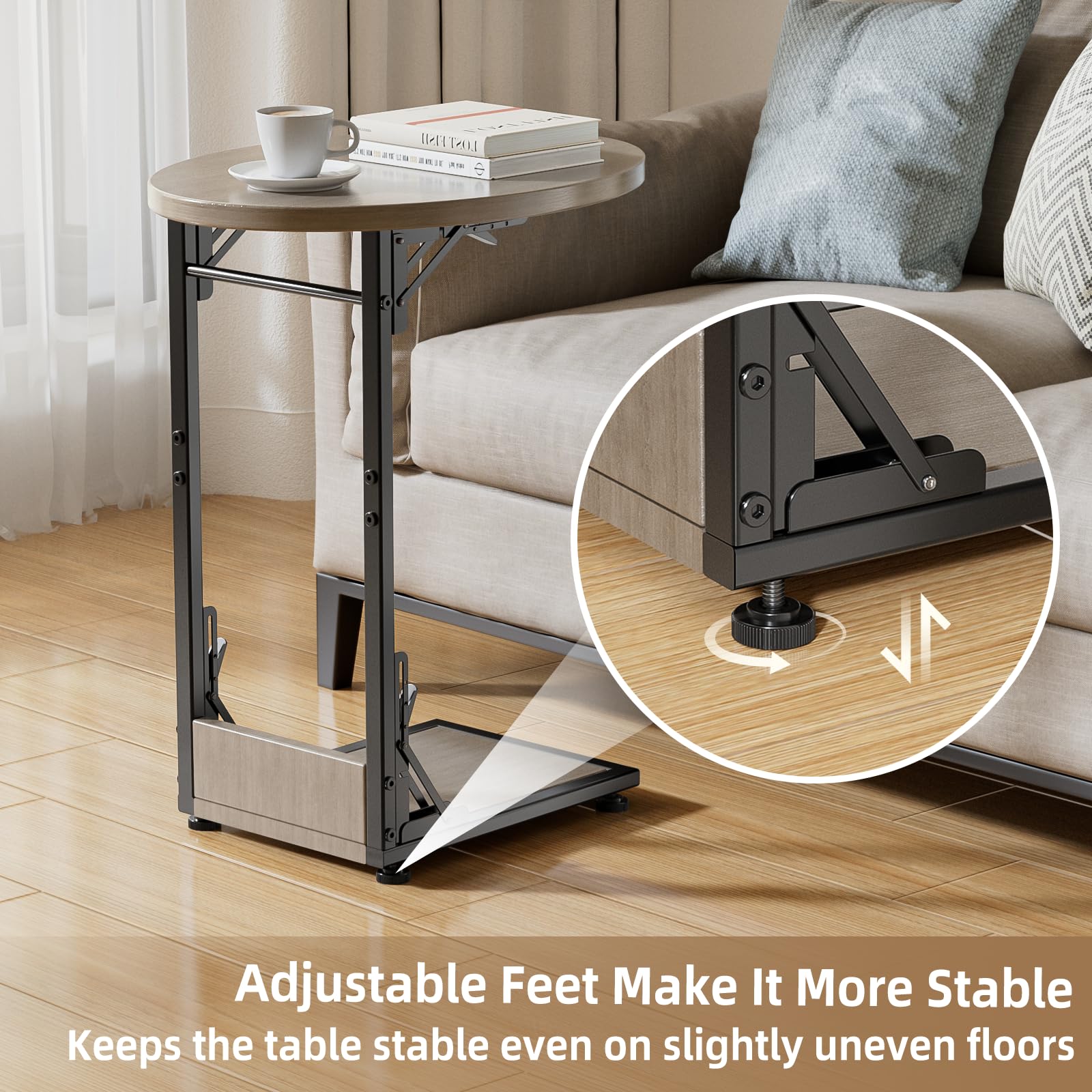 Elbourn five-step assembly guide makes setup quick and tool-free.