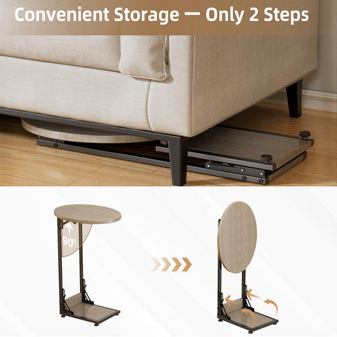 Elbourn metal frame and wood top offer sturdy, modern styling.