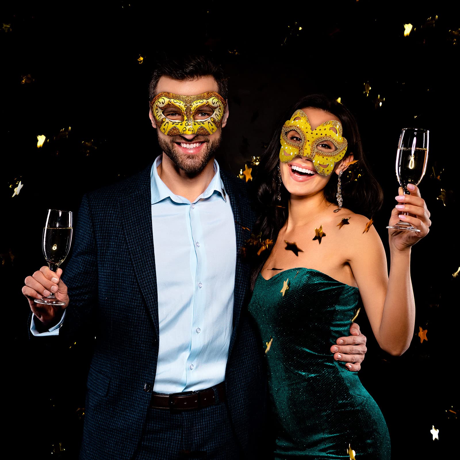 Elcoho masks suitable for adults and kids in crafts.