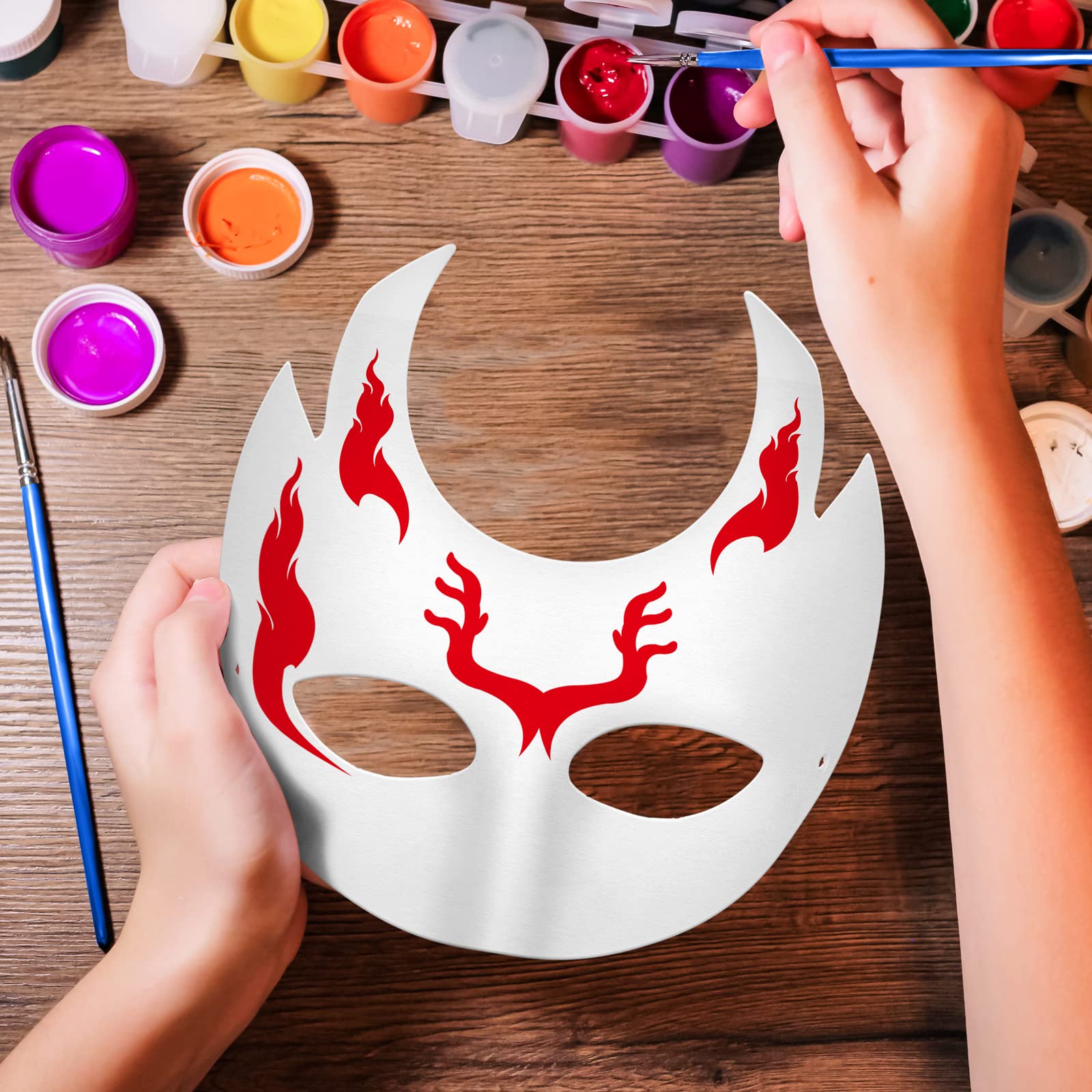 Elcoho recycled-paper masks offer safe, odorless crafting for all ages.