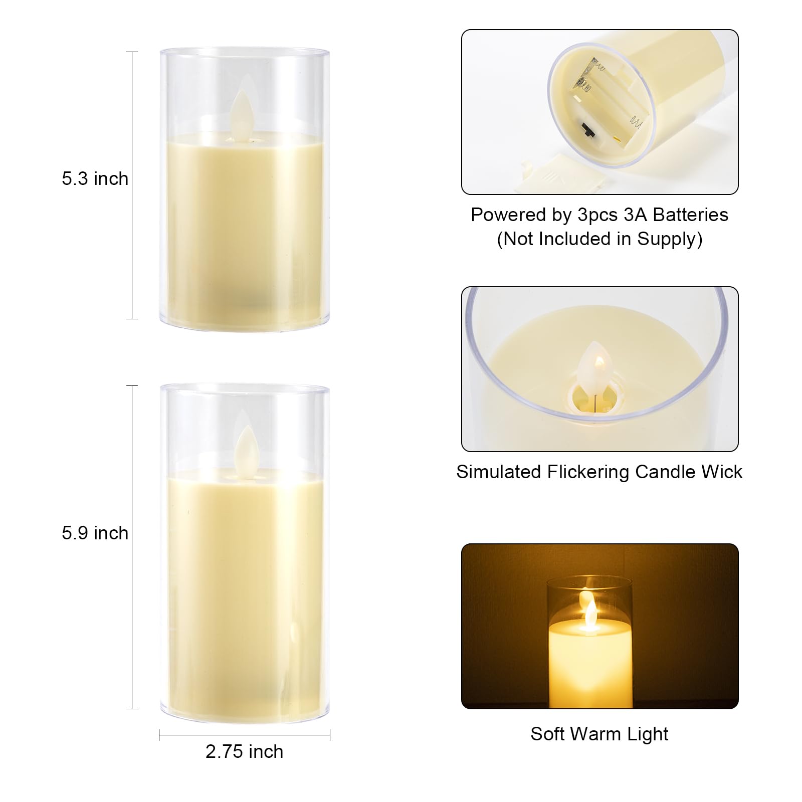 ELEATTRUN decorative lanterns work as versatile centerpieces for tables and mantels
