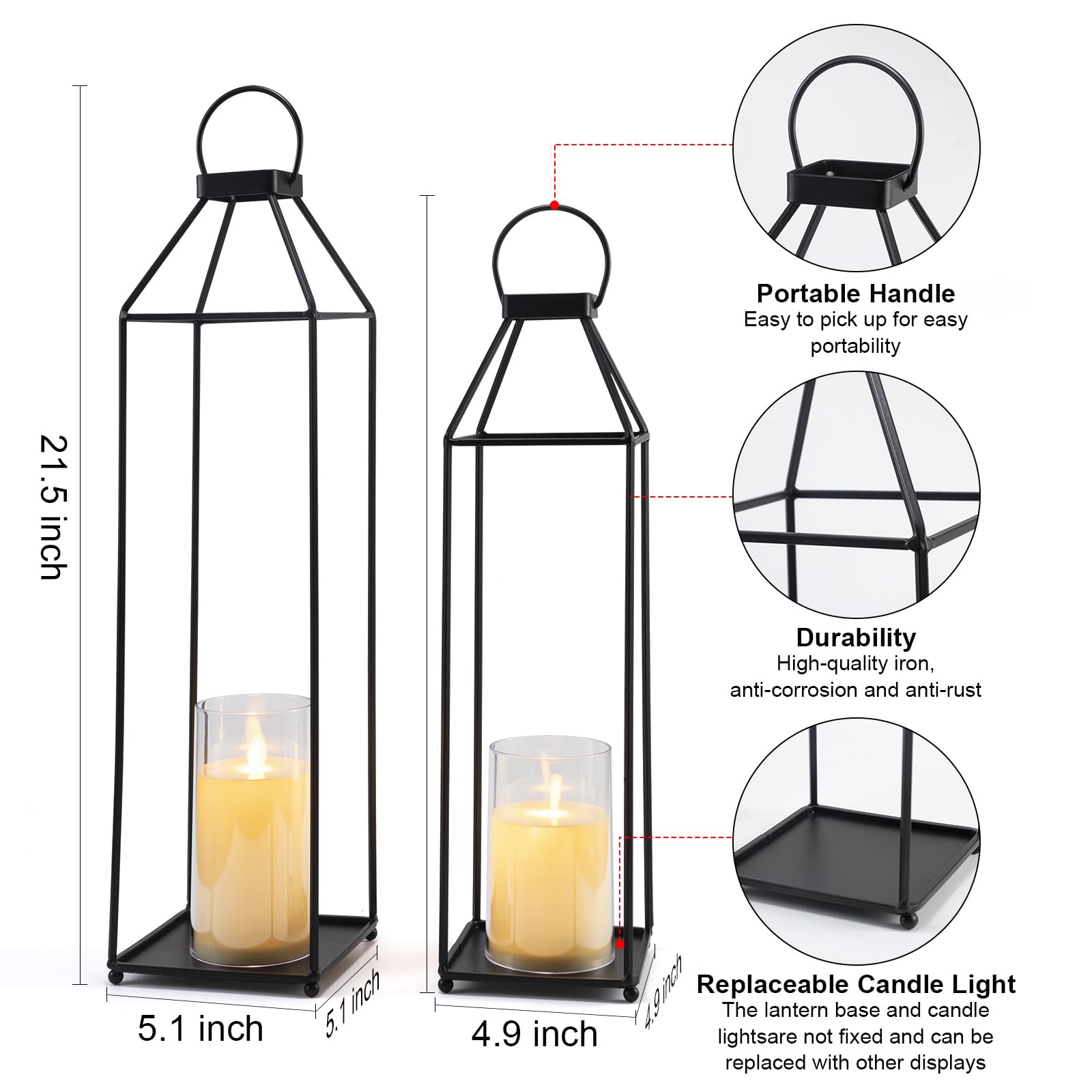 ELEATTRUN weather-resistant metal construction withstands outdoor conditions while staying stylish