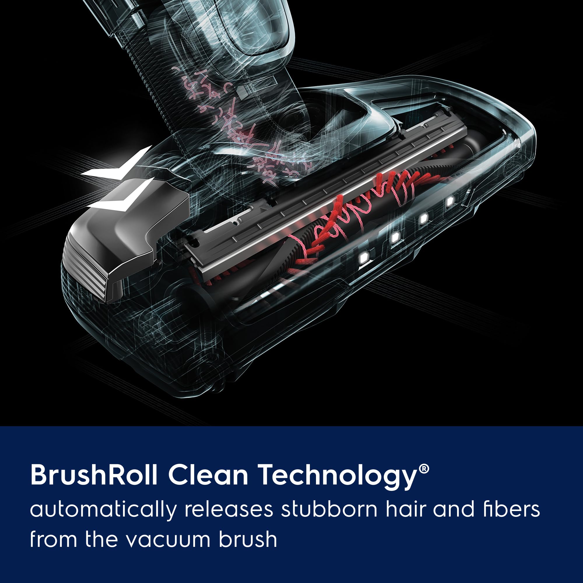 Electrolux Ergorapido Pet bright LED lights reveal hidden dust
