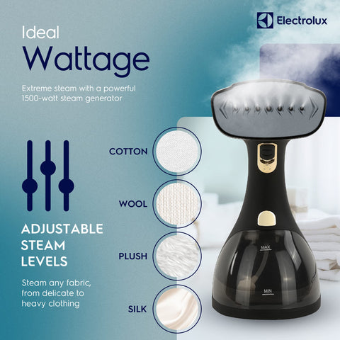 Electrolux LX15003 steamer lint remover and fabric brush for tidy textiles.