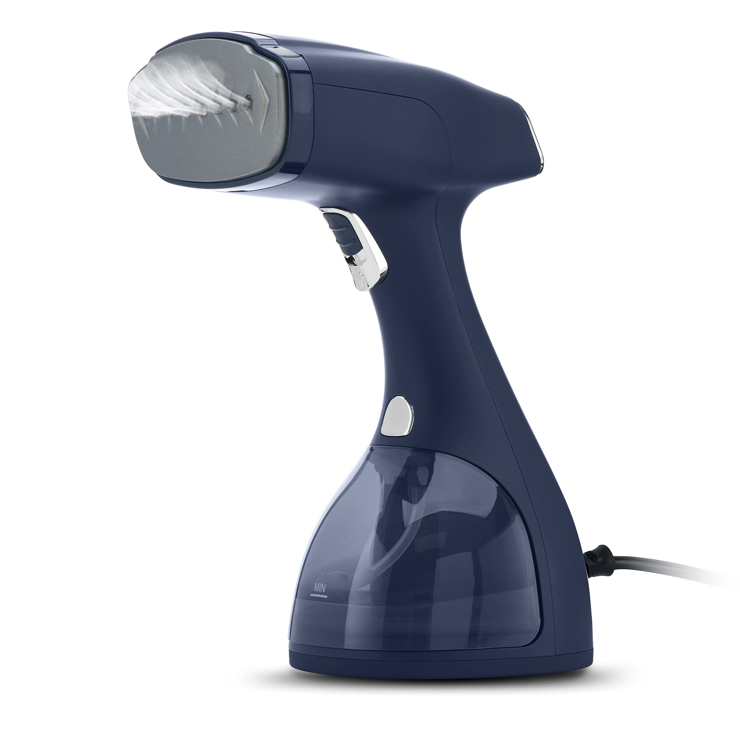 Electrolux steamer clothes front view for quick wrinkle removal and easy use