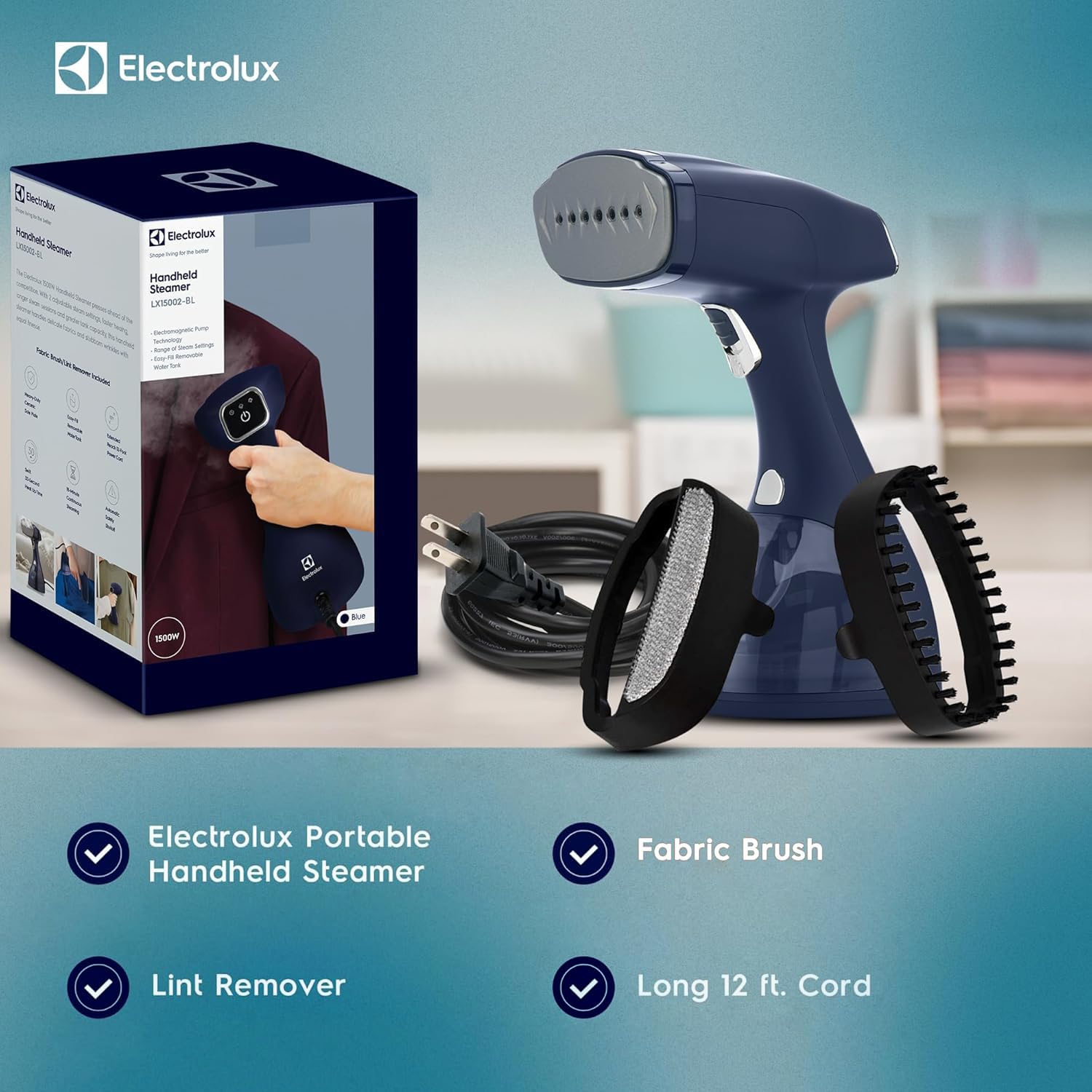 Electrolux steamer compact design showcased