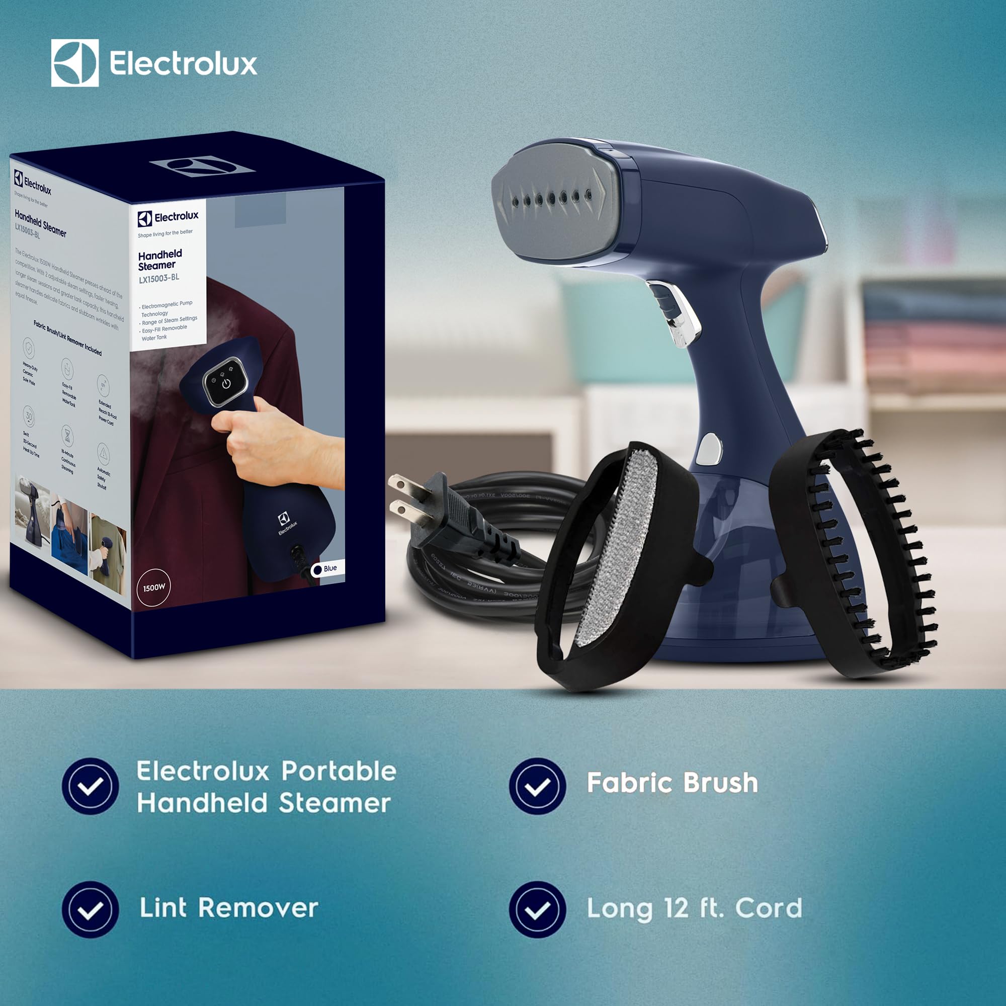 Electrolux LX15003 features a 12-foot cord for easy reach