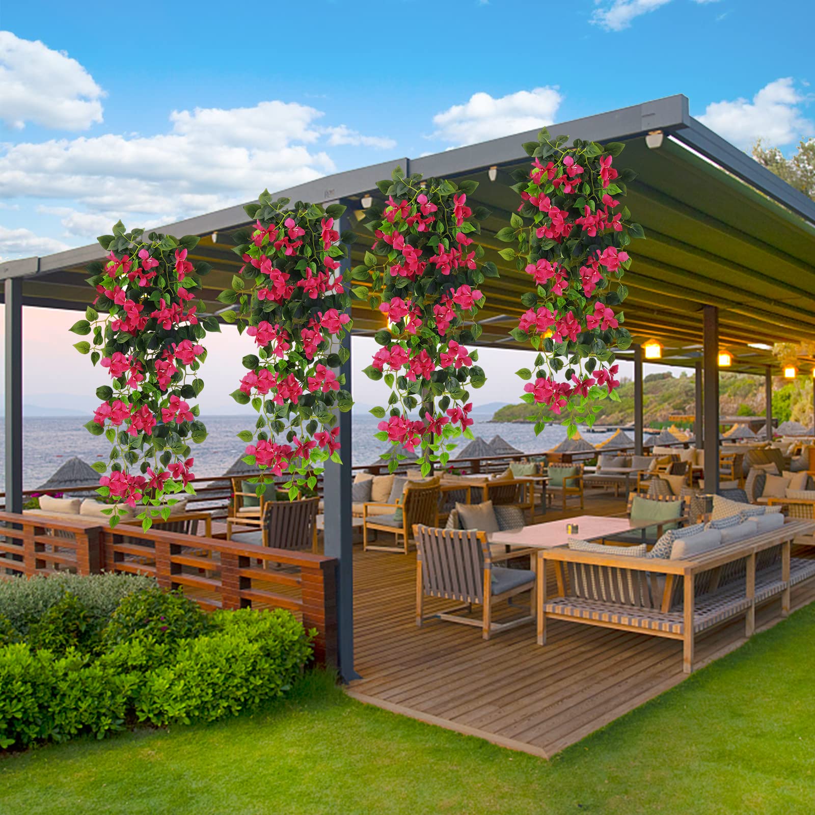 Elecxlink wedding bougainvillea artificial vine for charming decorative touches