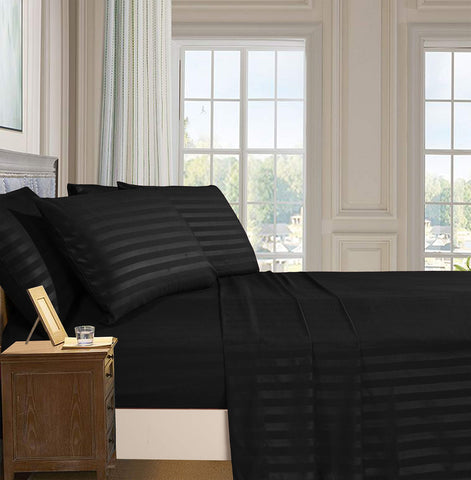 Elegant Comfort California King fitted sheet with deep pockets fits mattresses up to 16 inches.