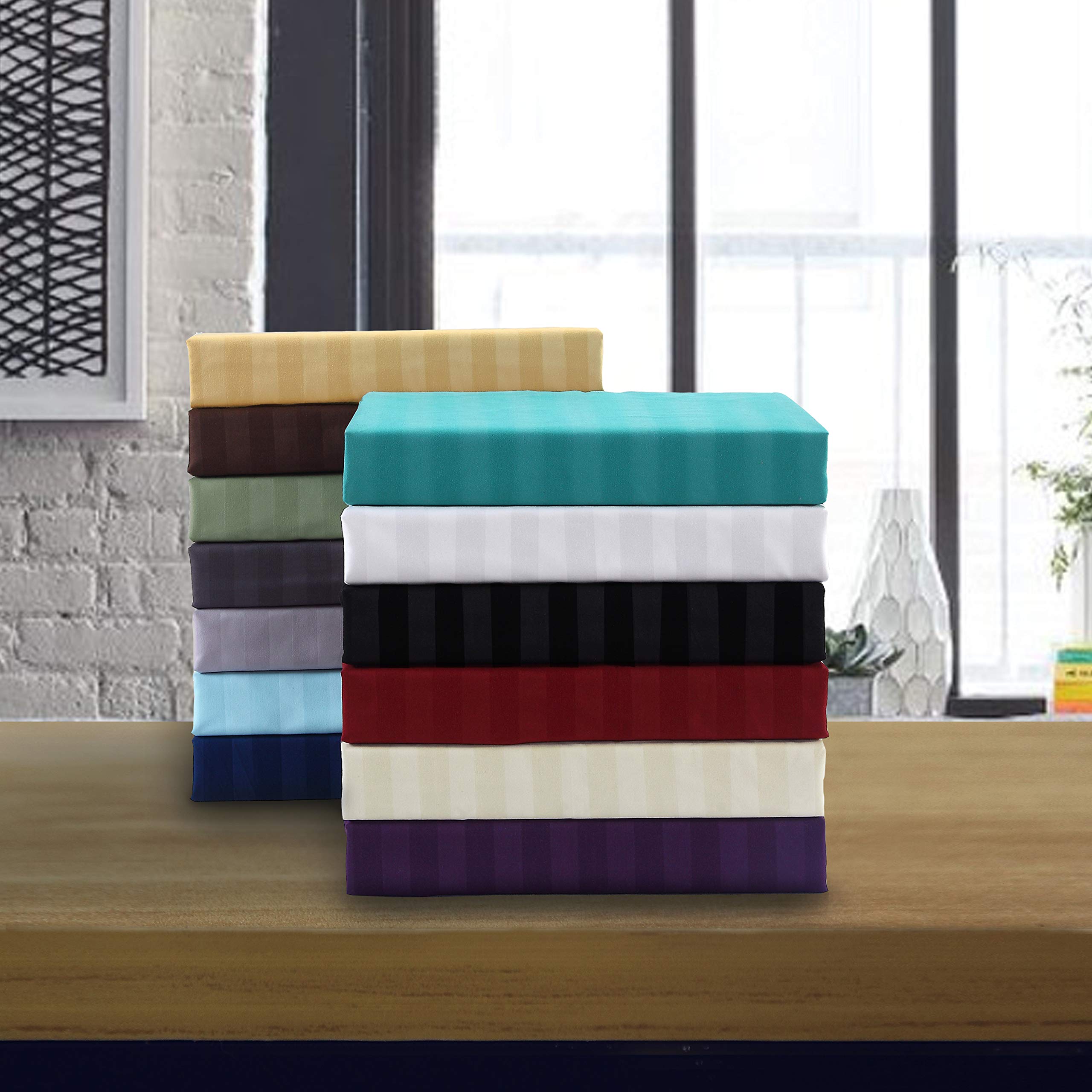 Elegant Comfort deep-pocket design fits mattresses up to 16 inches
