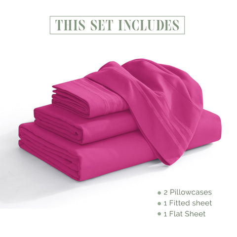 Elegant Comfort king fitted sheet 78x80 with deep-pocket design for secure fit.