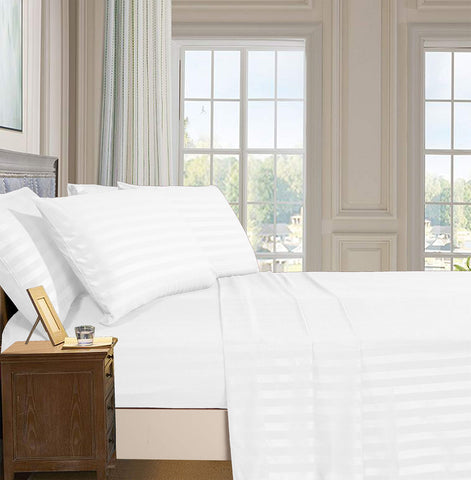 Elegant Comfort king flat sheet ready to feel luxuriously soft