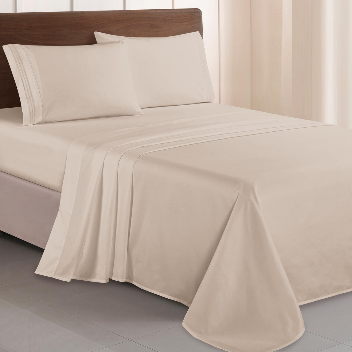 Elegant Comfort luxurious microfiber close-up showing silky softness