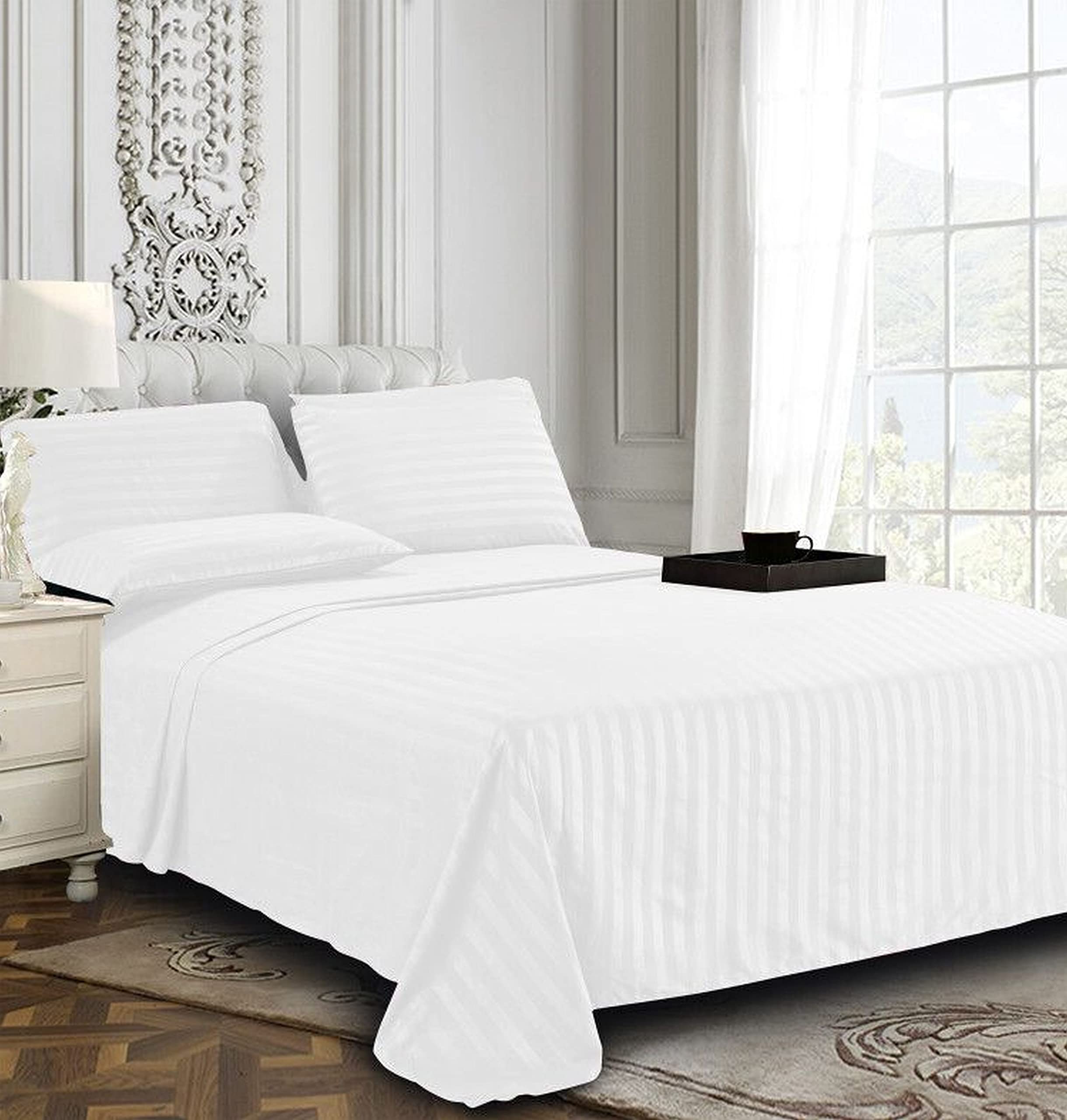 Elegant Comfort microfiber sheets feel soft and silky for cool nights