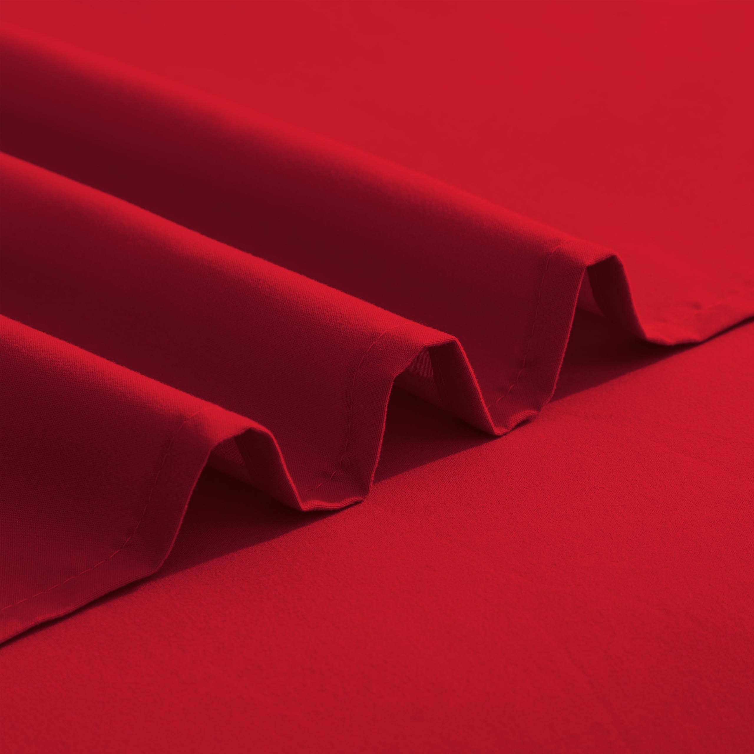 Close-up reveals ultra-soft microfibers and a silky-smooth feel.